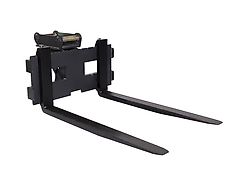 Palettengabel mit MS03 Aufnhame bis 2500 kg Tragkraft Bagger,